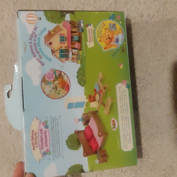 New!Lil Woodzeez Master Bedroom & Dining Set miniature Furniture Playset - Picture 3 of 6